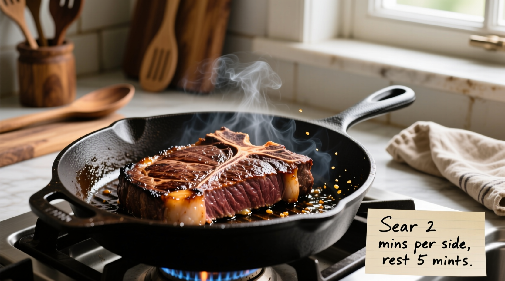 how to cook a steak without a grill