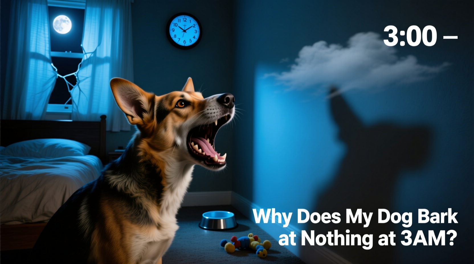 why does my dog bark at nothing at 3am possible reasons explained