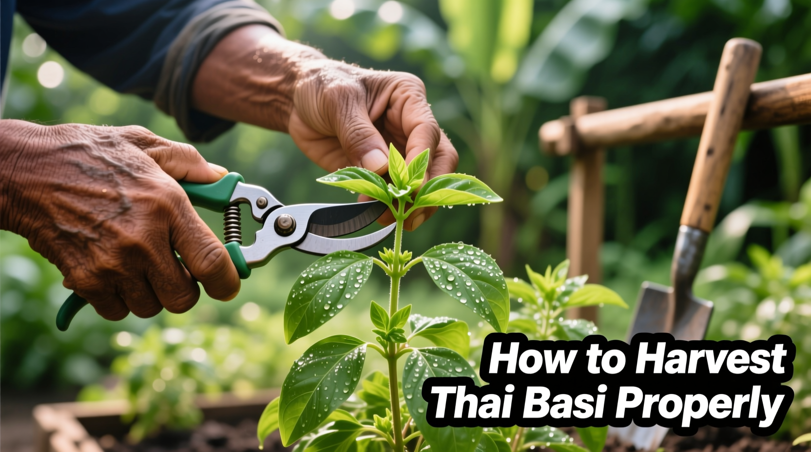 Harvest Thai Basil: 5 Tips for Peak Flavor | TheHomeSprouts