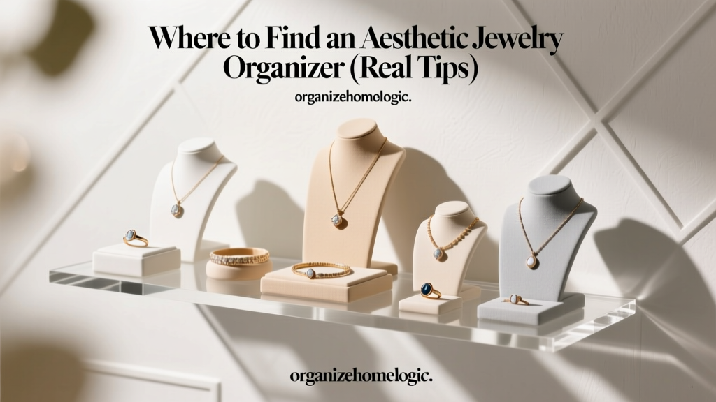 Where to Find an Aesthetic Jewelry Organizer (Real Tips)