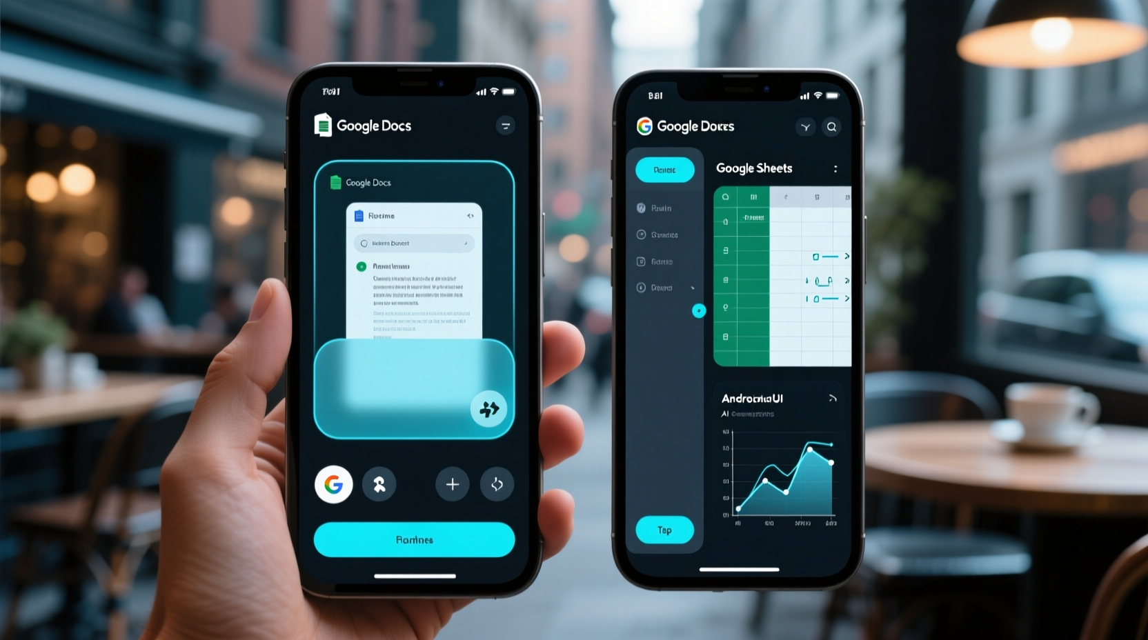 google docs and sheets for android get ui update many