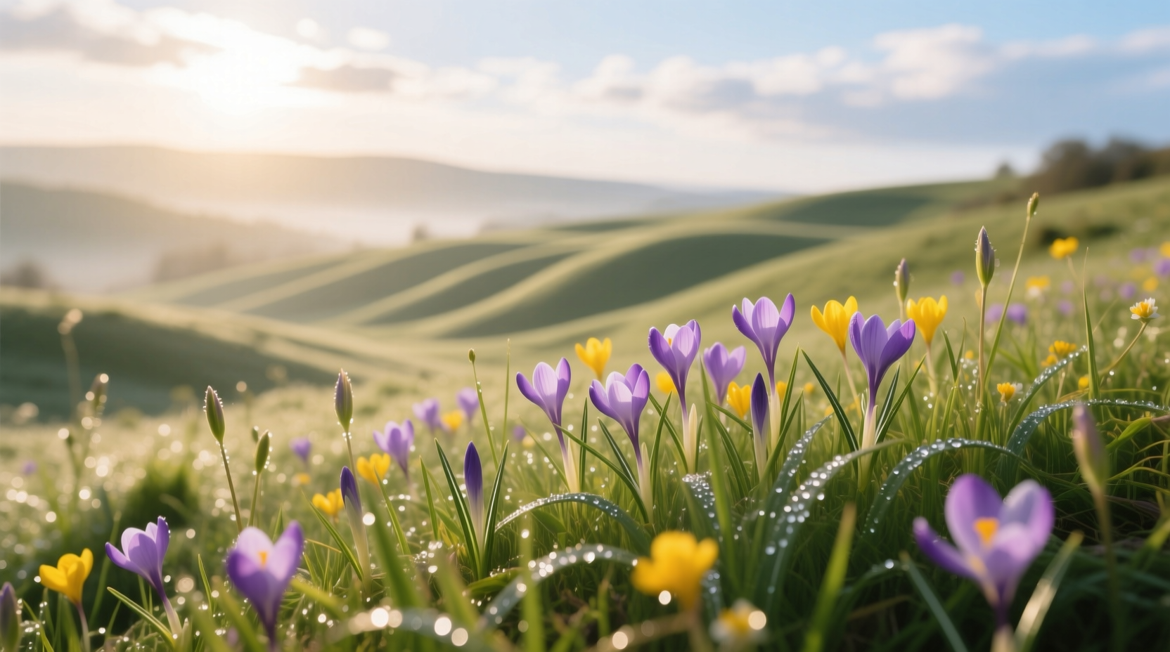 grass blooming
