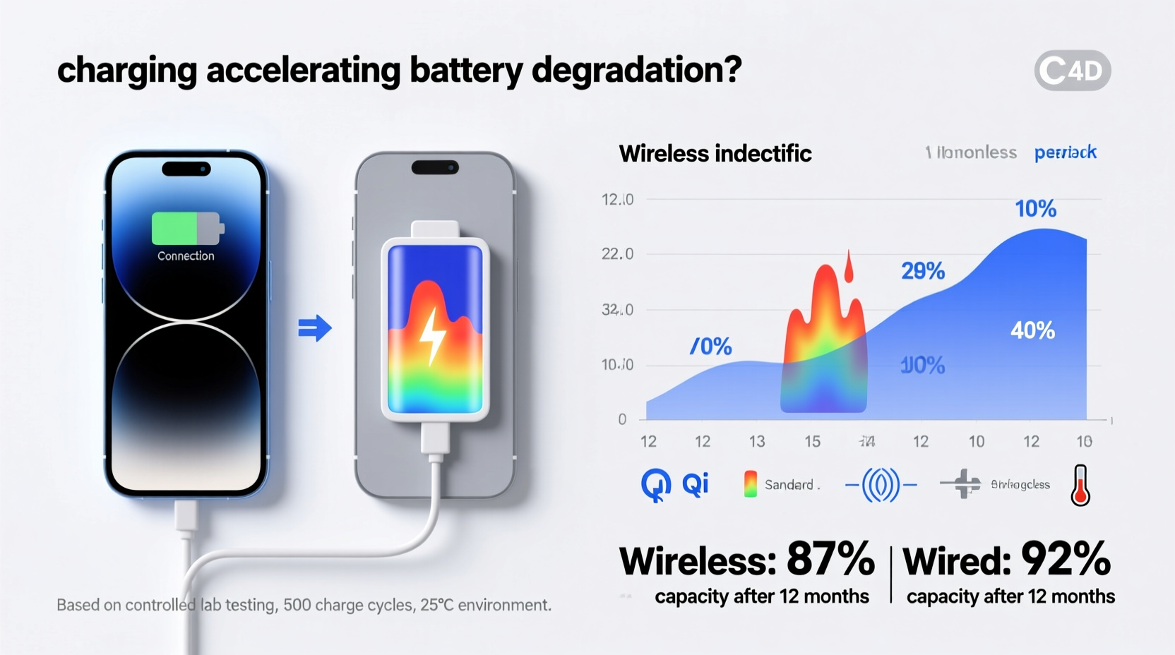is wireless charging slowing down my battery degradation