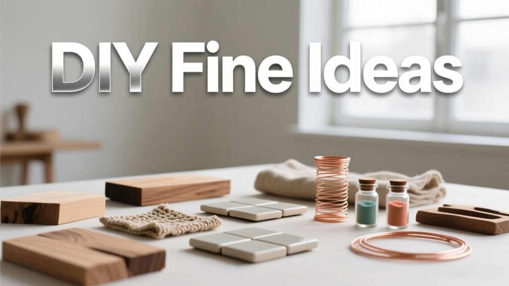DIY Fine Ideas: Precision Craftsmanship for Home, Workshop, and Daily Life