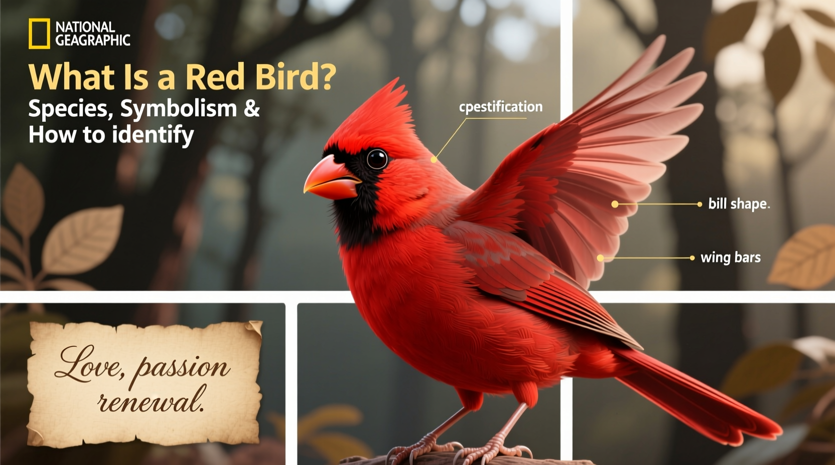 what is a red bird