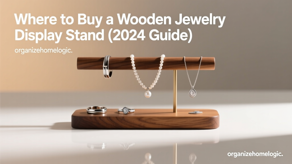 Where to Buy a Wooden Jewelry Display Stand (2024 Guide)
