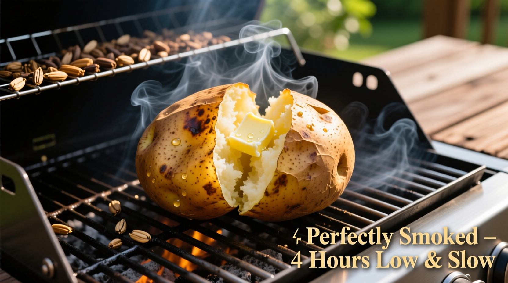 Perfect Baked Potato on Pellet Grill: 60-Minute Method