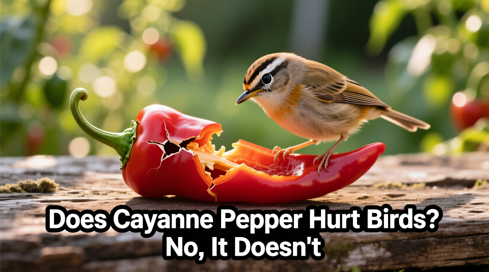 does cayenne pepper hurt birds