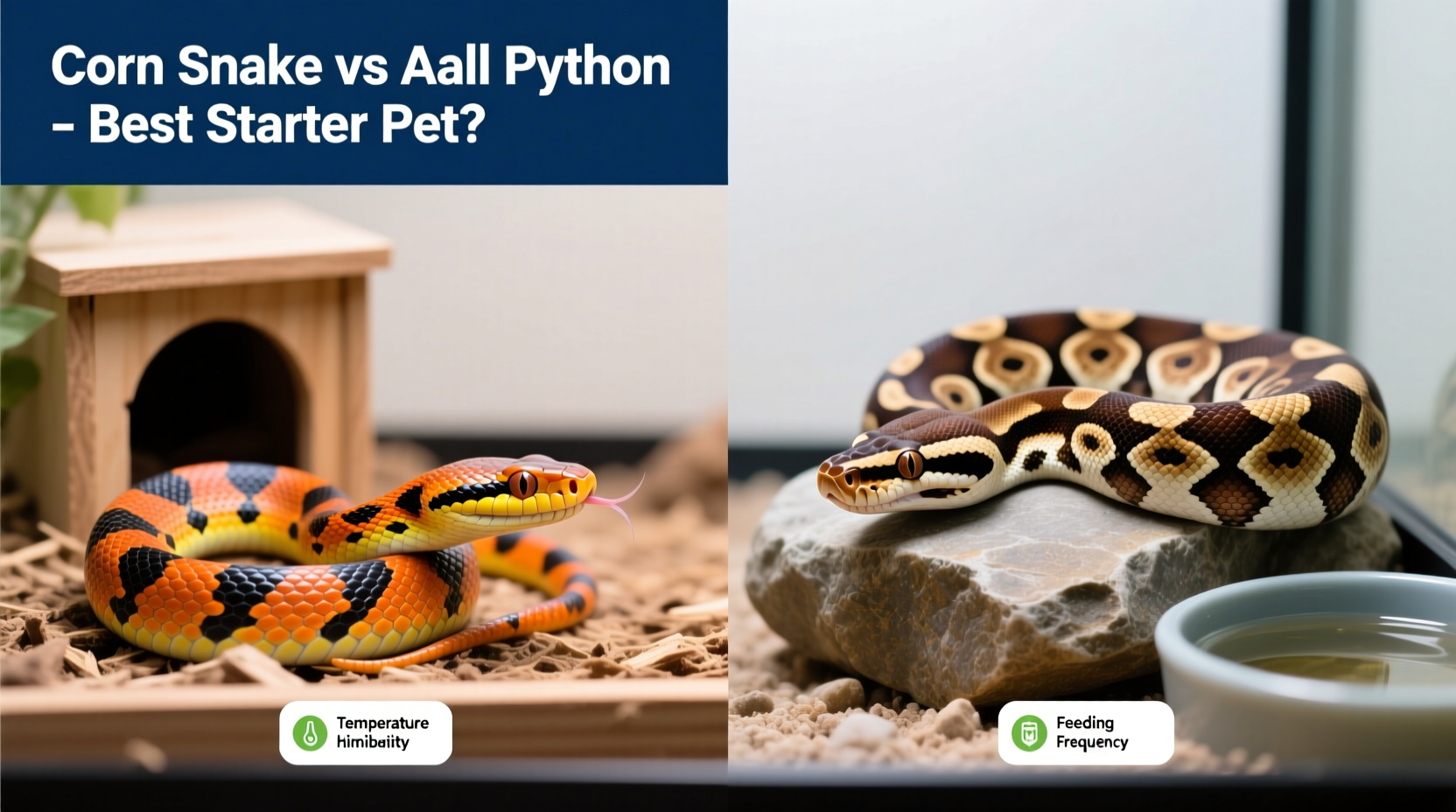 corn snake vs ball python which reptile is the best starter pet