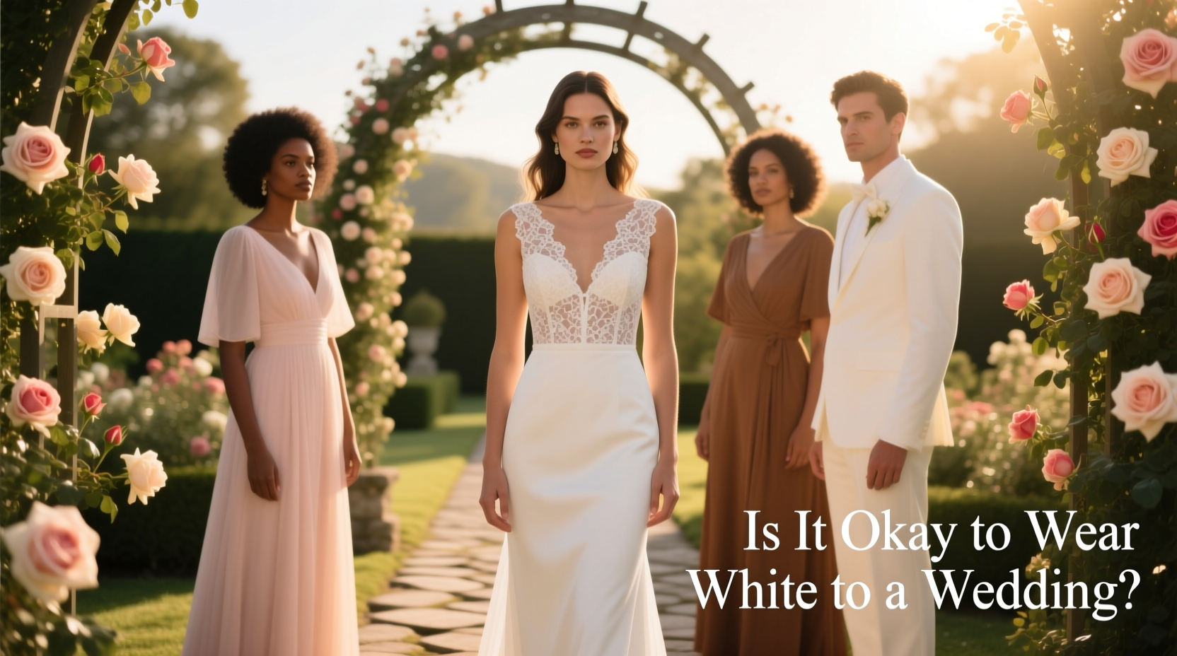 is it ok to wear white to a wedding