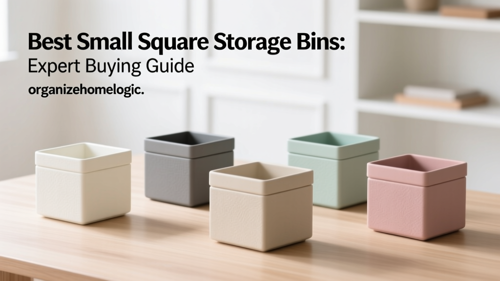 Best Small Square Storage Bins: Expert Buying Guide