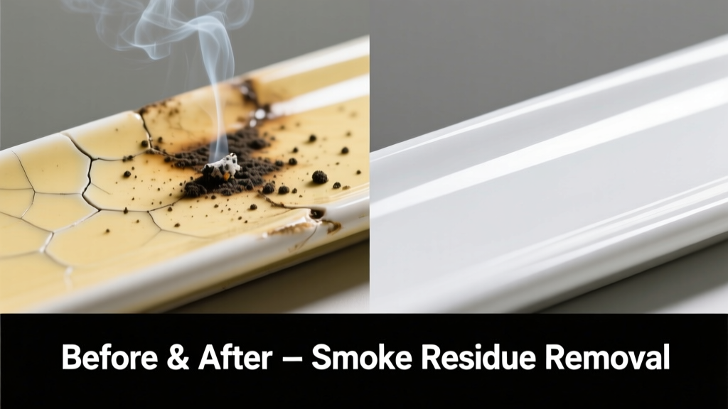 How to Remove Smoke Residue from Porcelain Surfaces