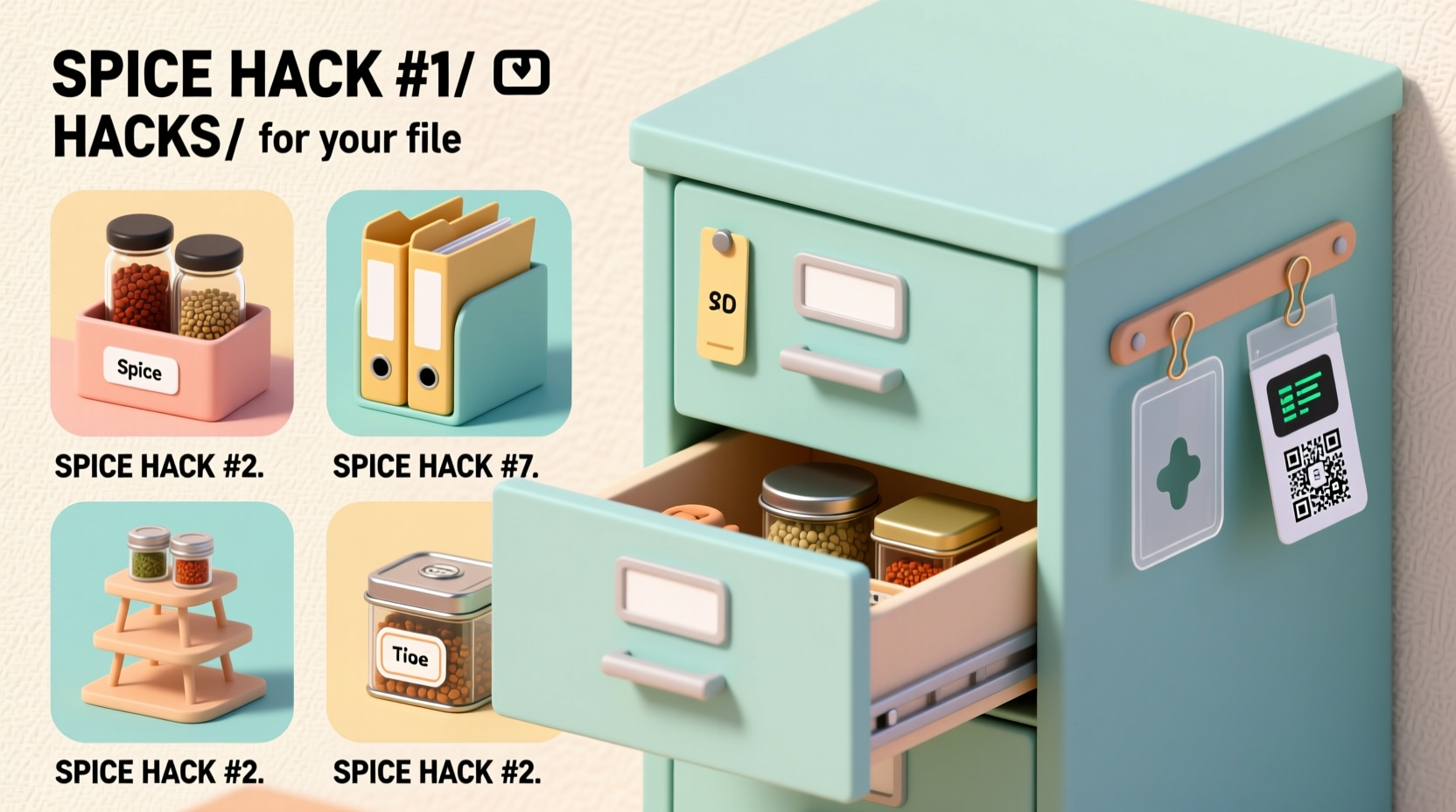 10 clever spice storage hacks for your file drawer