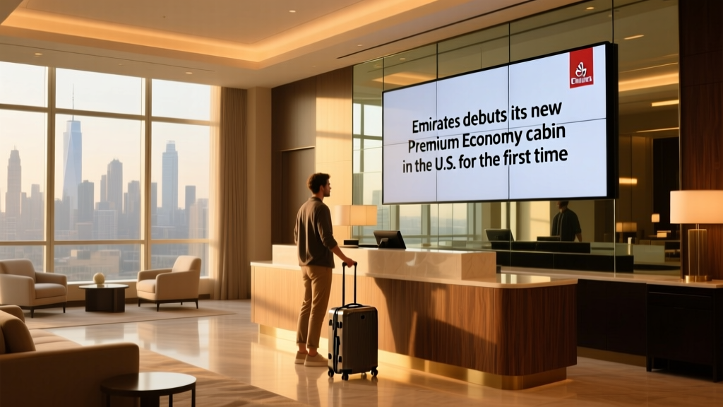 Emirates Is Debuting Its New Premium Economy Cabin In The US For The First Time