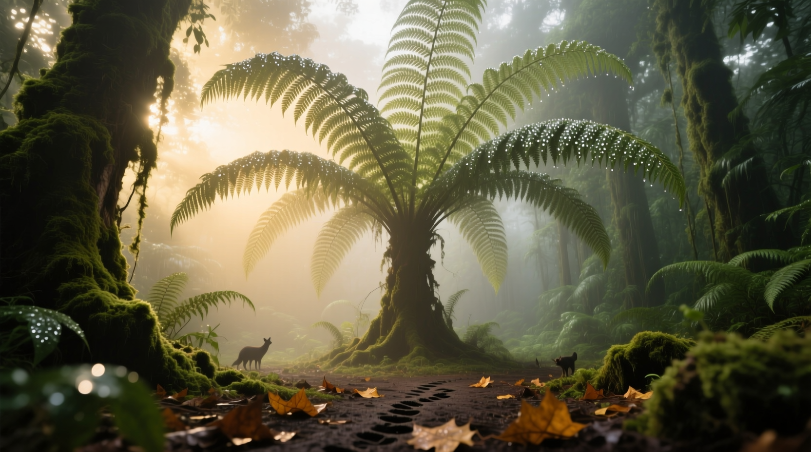 huge fern plant
