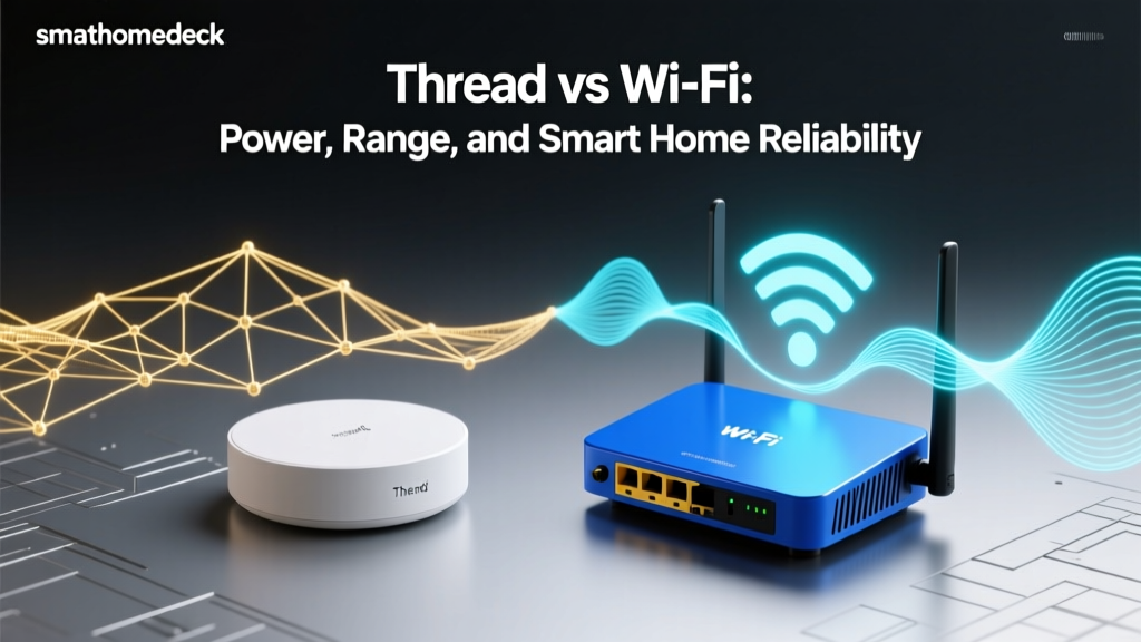 Thread vs Wi-Fi: Power, Range, and Smart Home Reliability