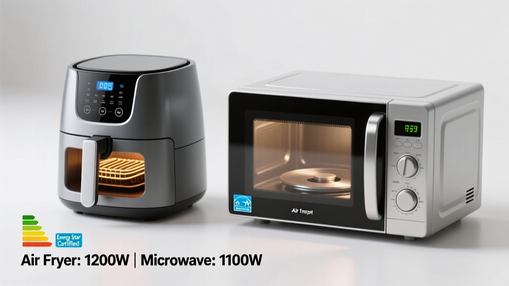 Air Fryer vs Microwave Electricity Use: Real Numbers