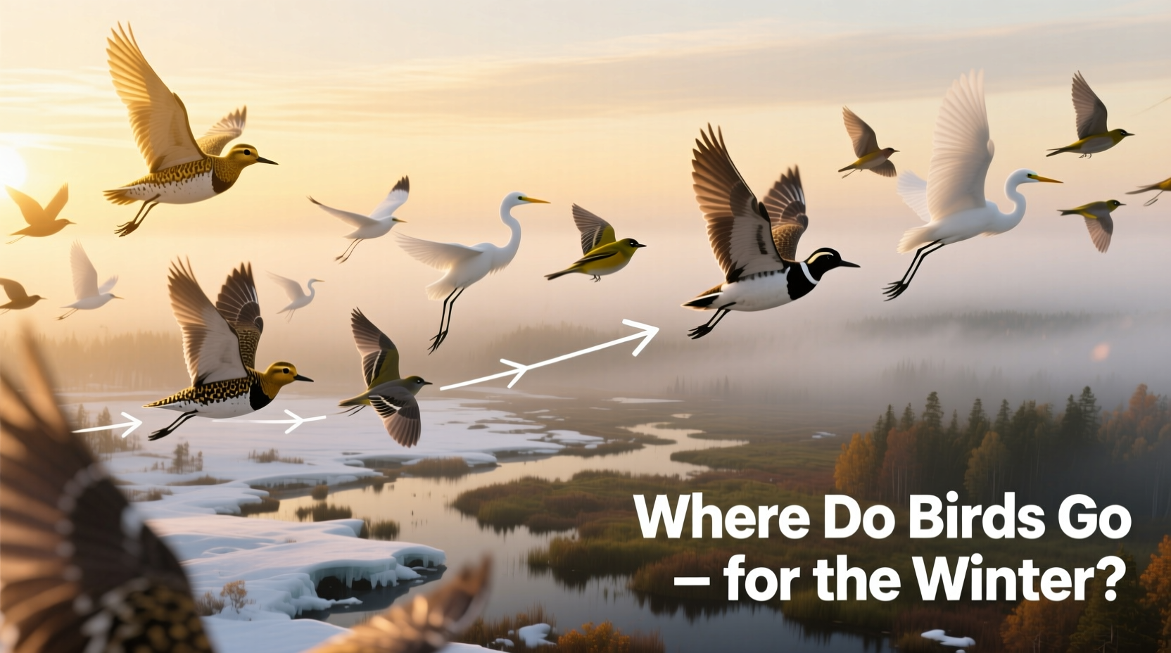 where do birds go for the winter