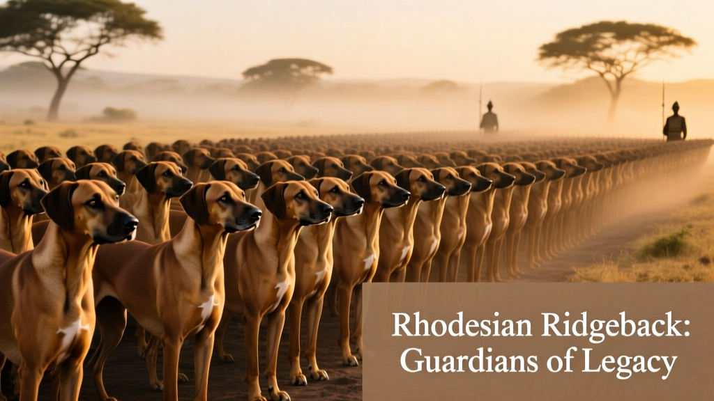 150+ Rhodesian Ridgeback Names: Ideas for Grand Guard Dogs
