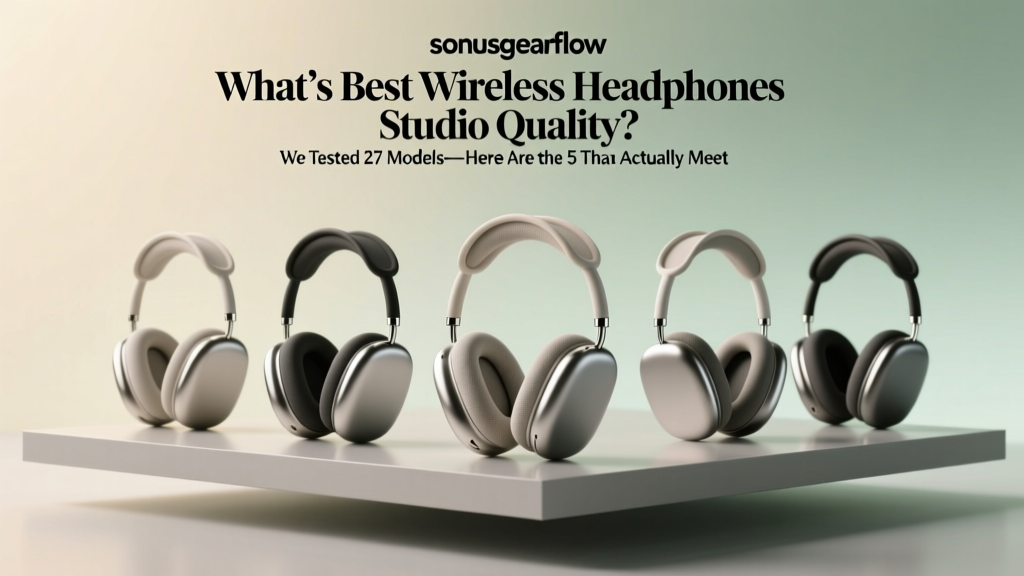 Best Wireless Headphones Studio Quality (2026)