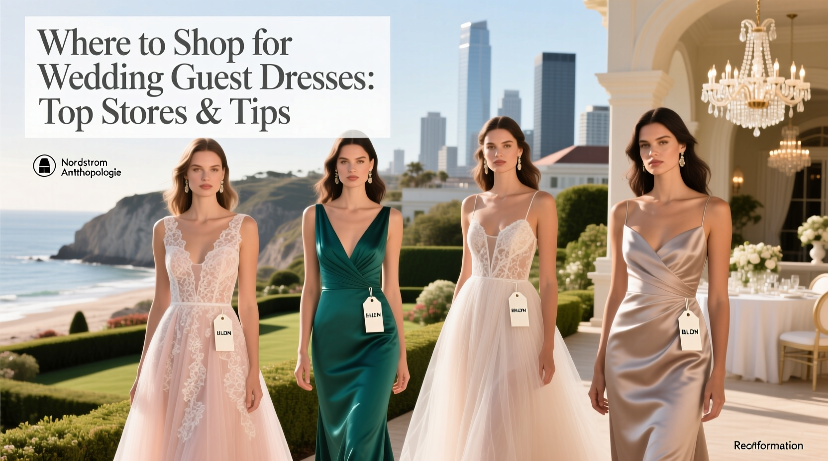 where to shop for wedding guest dresses