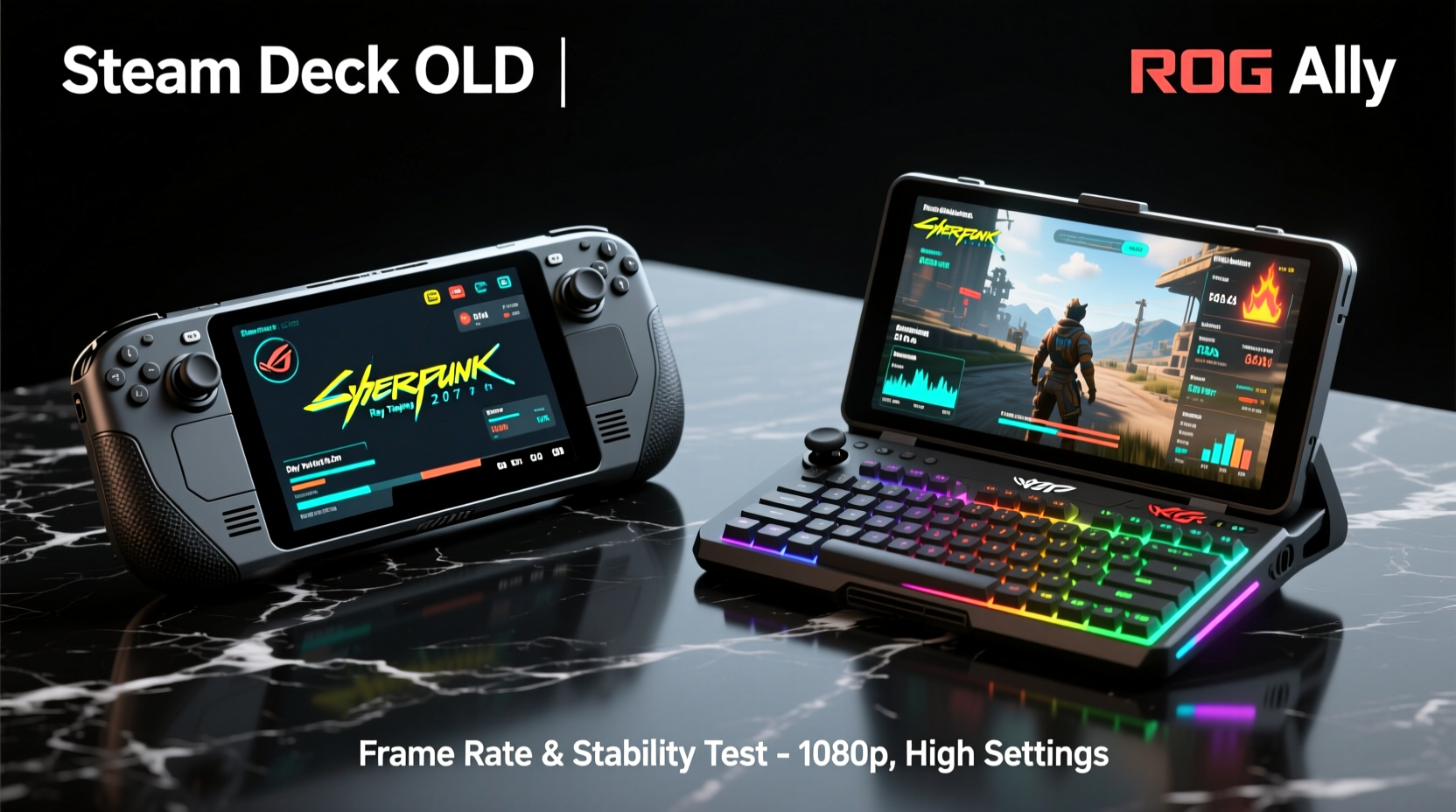 steam deck vs rog ally which handheld runs triple a games smoother