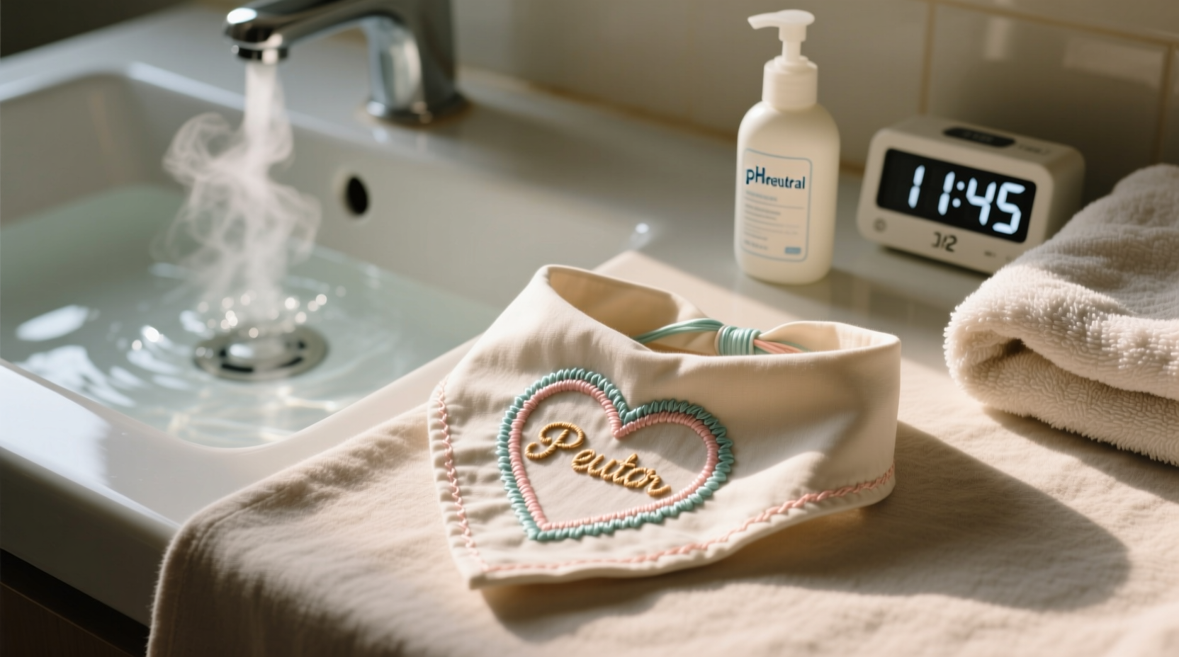 how to wash a pet memorial bandana without fading