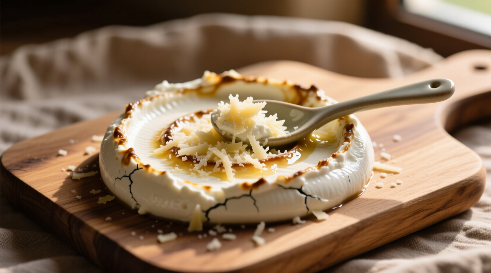 ricotta and parmesan spread