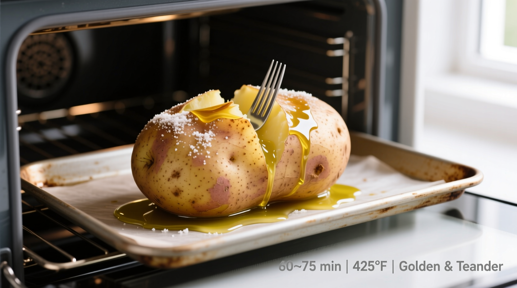 Baked Potato Oven Time: Perfect Results Every Time (45-60 Min)
