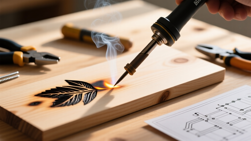Using a Soldering Iron on Wood: Pyrography Technique Guide