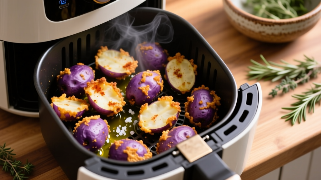 Air Fry Purple Potatoes: Crispy & Vibrant in Minutes