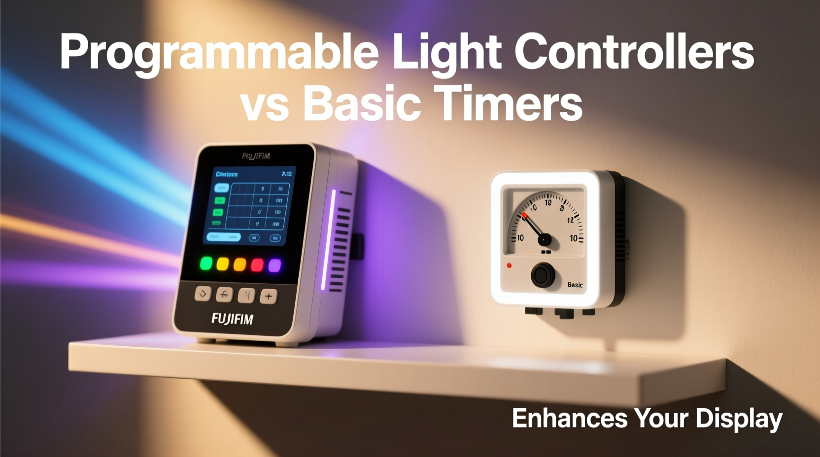 programmable light controllers vs basic timers which enhances your display