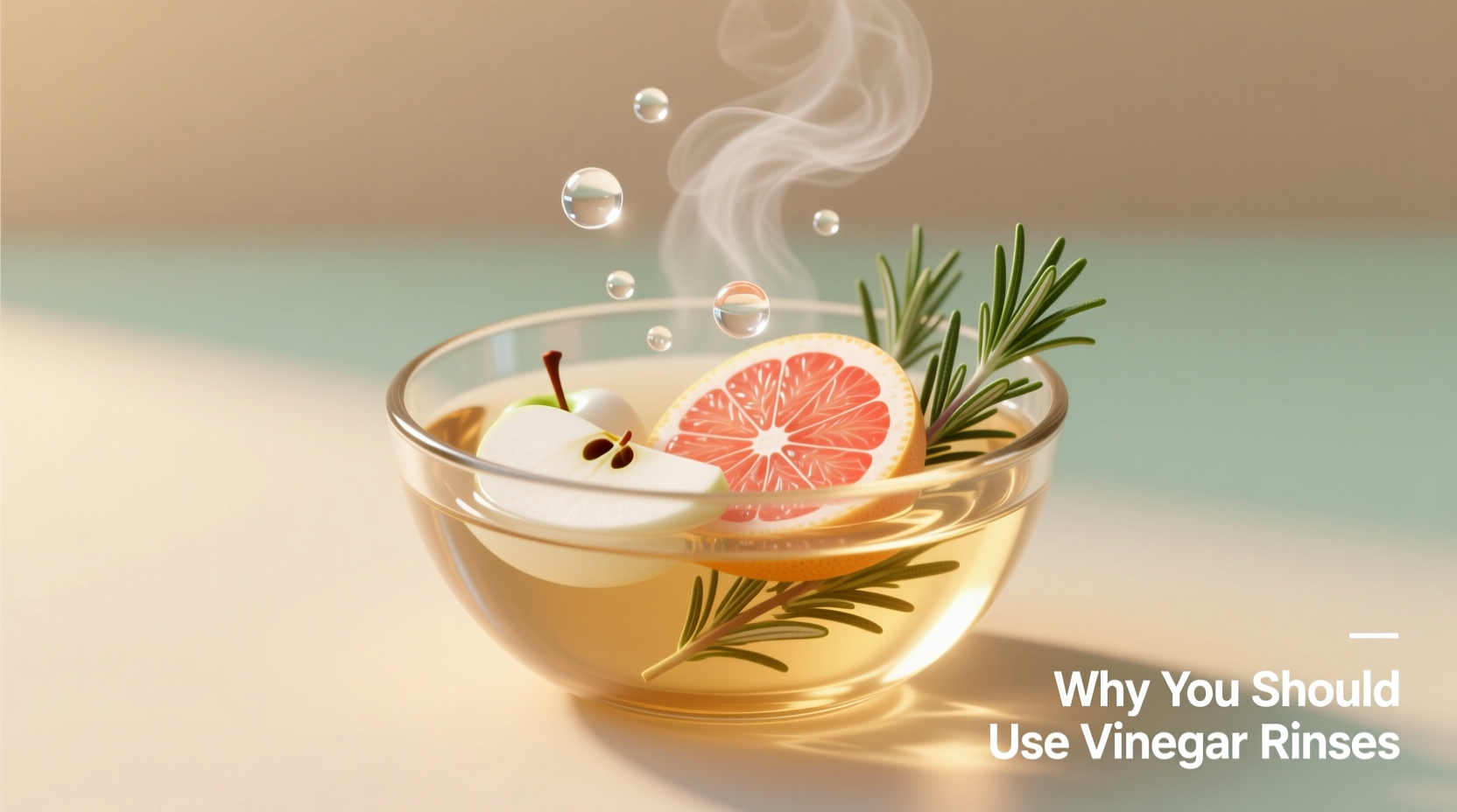 why you should use vinegar rinses