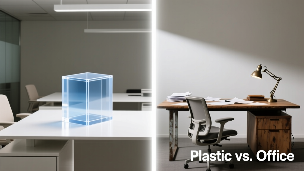 Plastic vs Office: Why Standard Plastic Storage Fails in Professional Environments