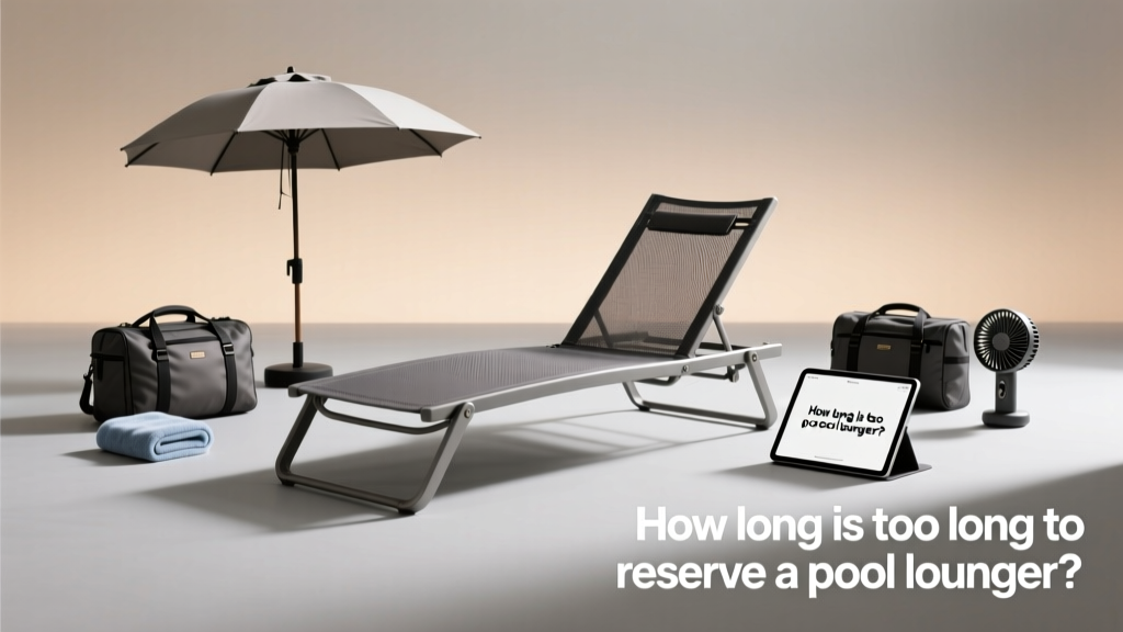How Long Is Too Long To Reserve A Pool Lounger? The Unwritten Rules of Resort Etiquette, Backed by Real Data