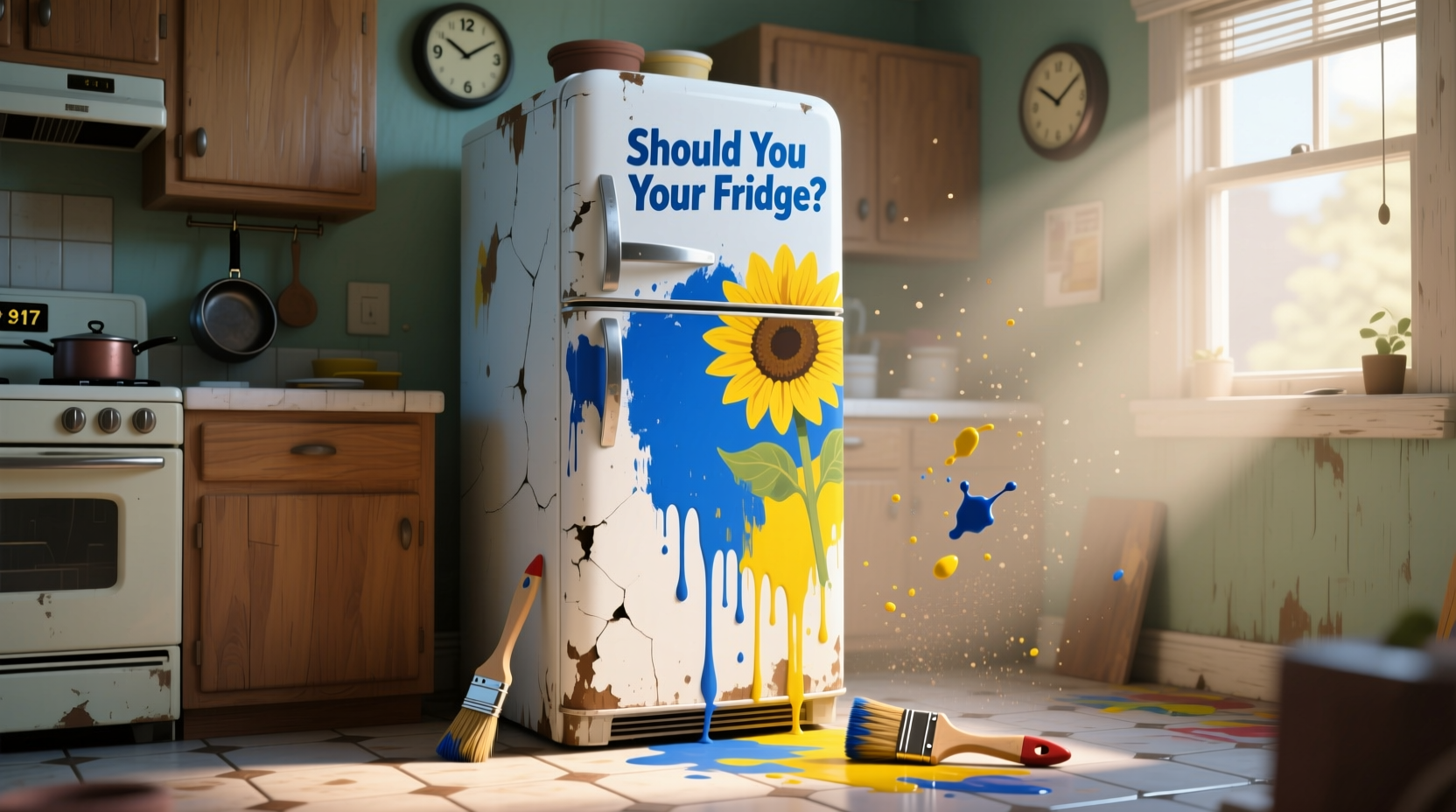 should you paint your fridge