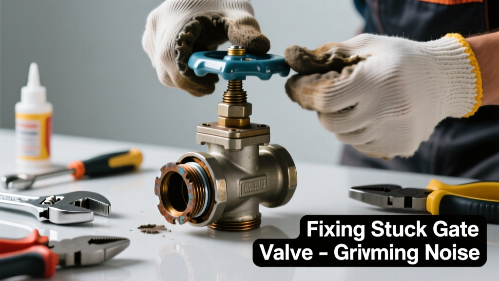 Fixing a Stuck Gate Valve Making Grinding or Squealing Noise