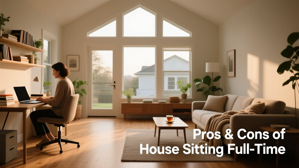 House sitting full-time: pros and cons
