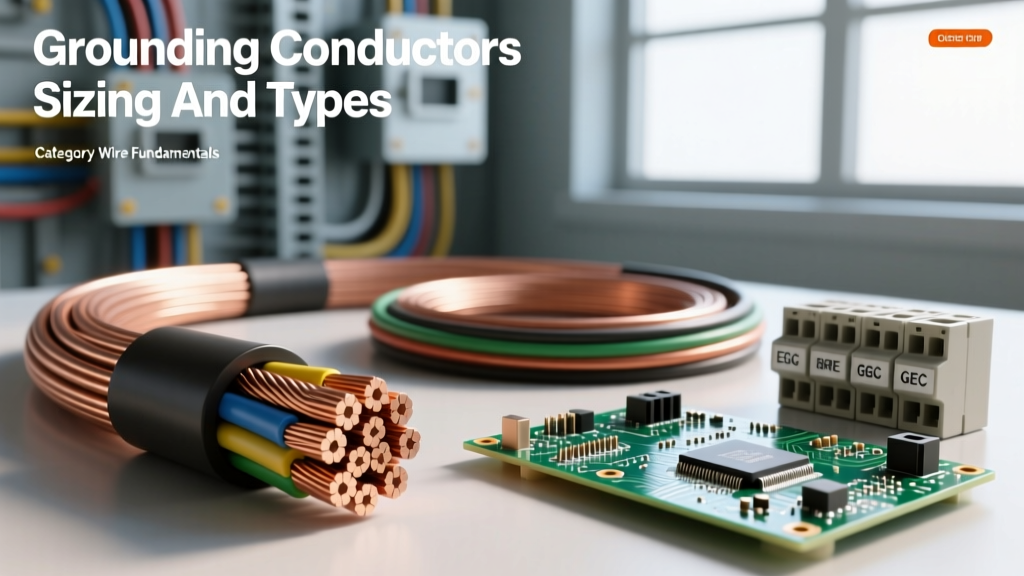 Grounding Conductors Explained: Sizing, Types, and NEC Rules