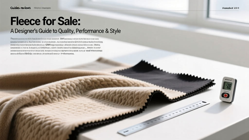 Fleece for Sale: A Designer’s Guide to Quality, Performance & Style