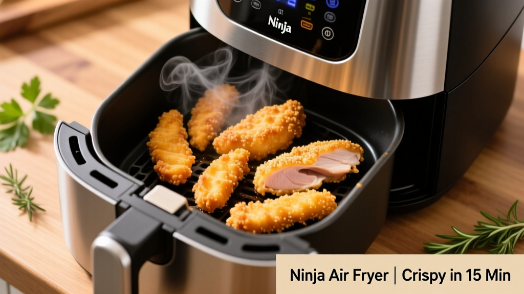 Perfect Frozen Chicken Strips in Ninja Air Fryer