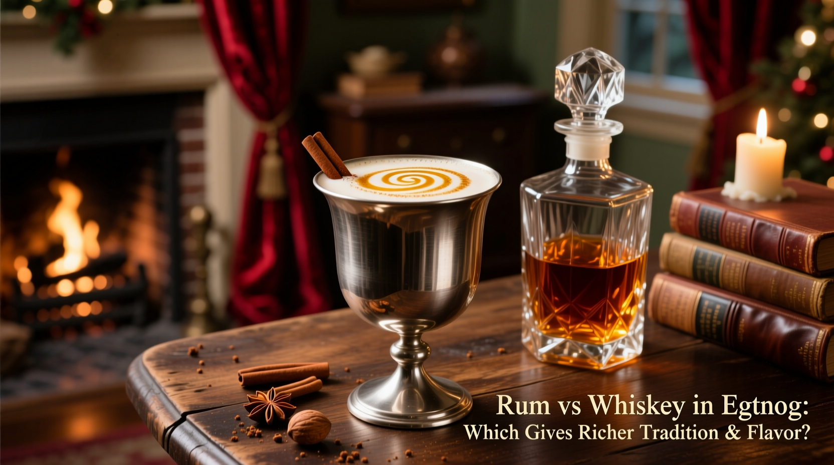 rum vs whiskey in eggnog which spirit gives richer tradition and flavor
