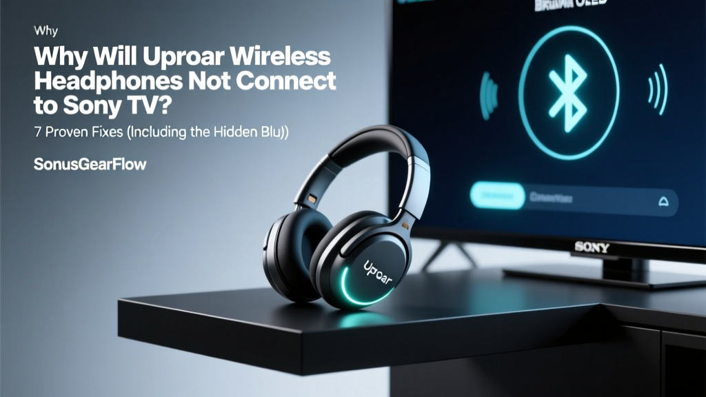 Uproar Headphones Not Connecting to Sony TV? 7 Fixes