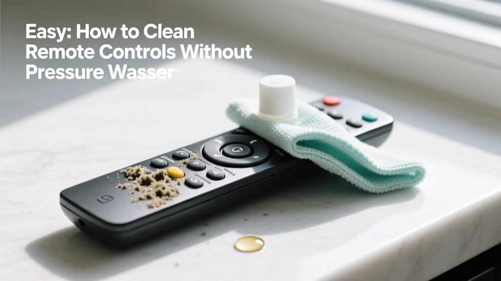 Easy: How to Clean Remote Controls Without Pressure Washer
