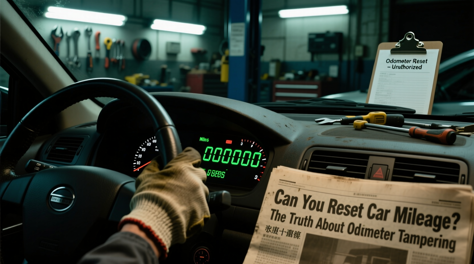 can you reset car mileage