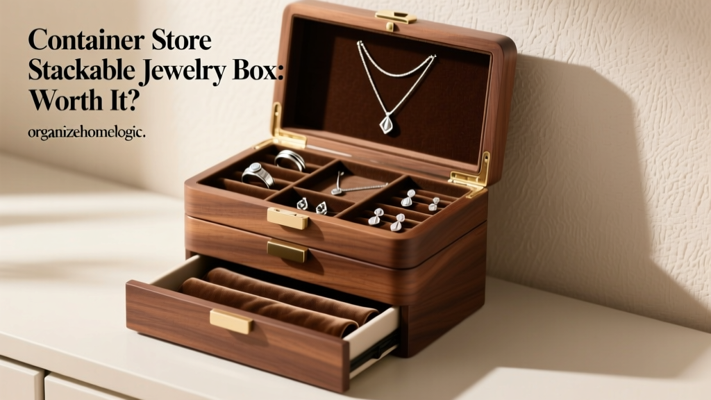 Container Store Stackable Jewelry Box: Worth It?