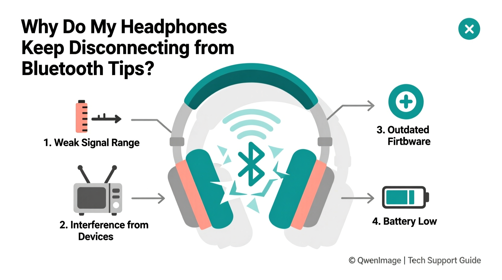 why do my headphones keep disconnecting from bluetooth quick troubleshooting tips