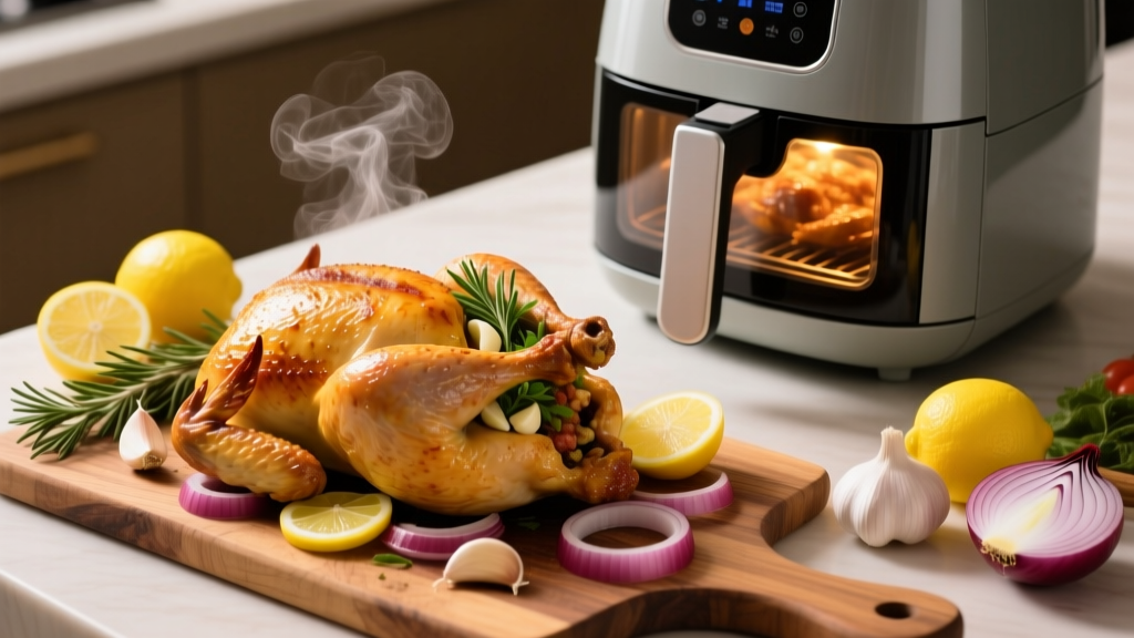Air Fryer Whole Chicken & Stuffing: Best Models + Recipes