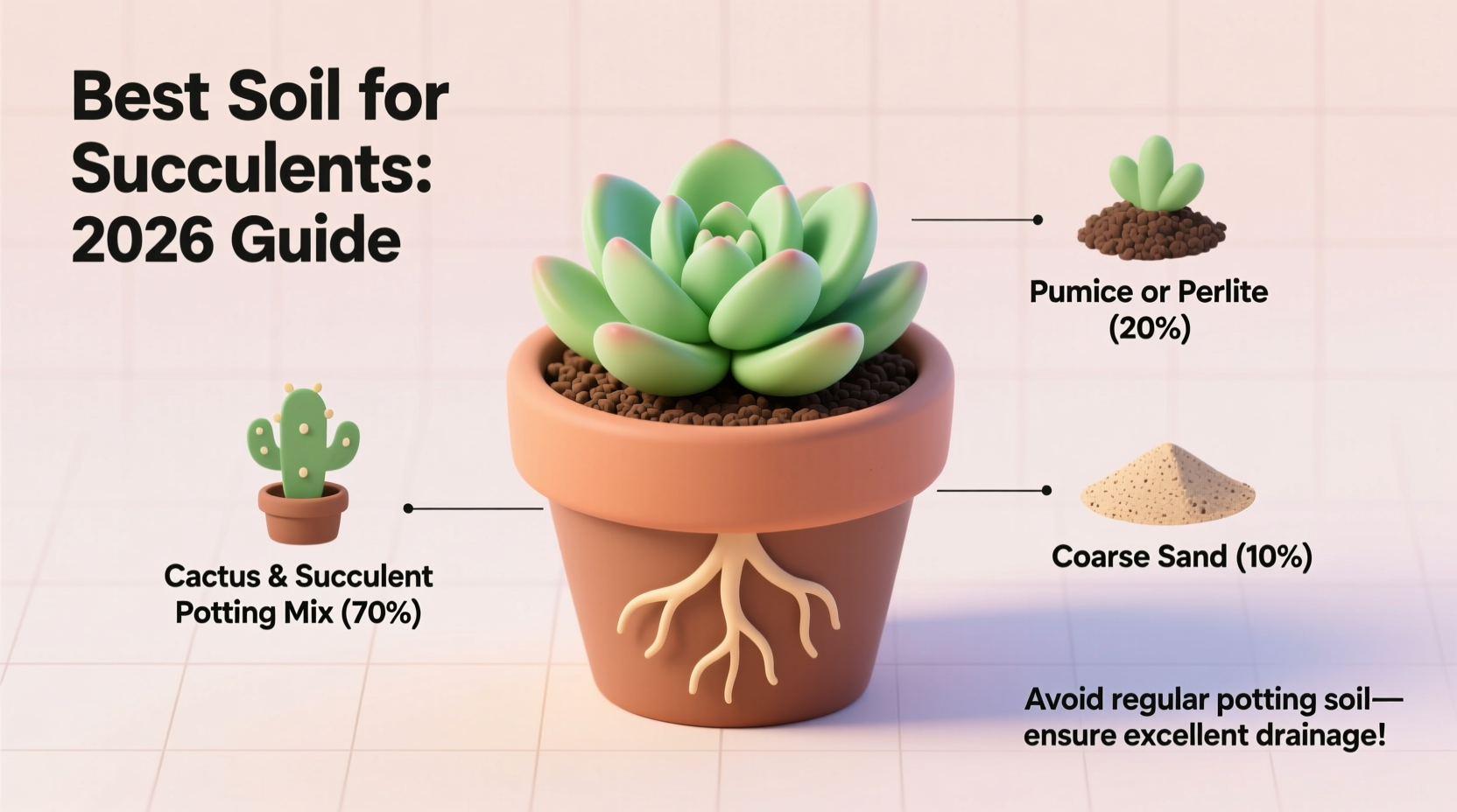 Best Succulent Soil Mix (2026) | TheHomeSprouts