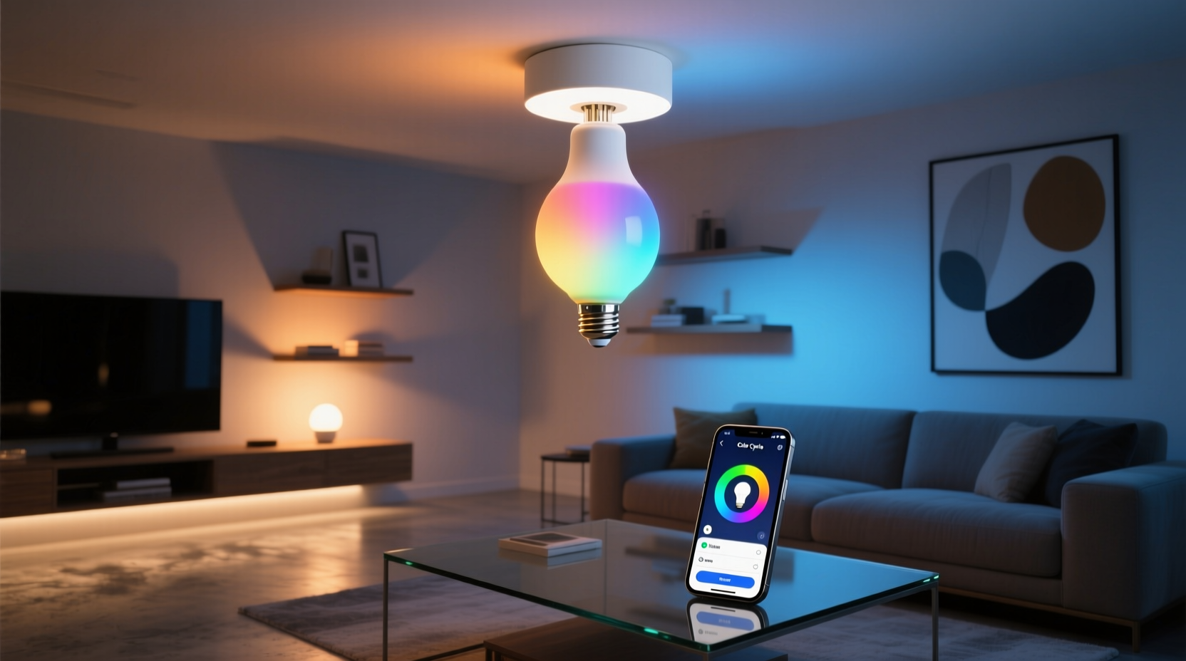 why is my smart bulb changing colors on its own